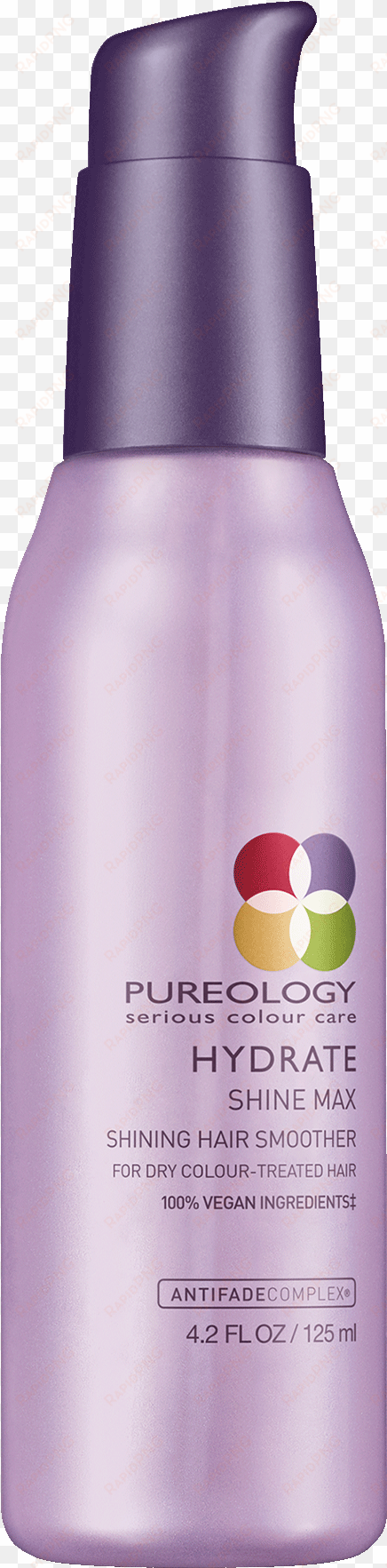 hydrate® shine max weightless flyaway serum - pureology hydrate shine max serum