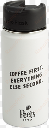 hydro flask tumbler - peet's coffee & tea