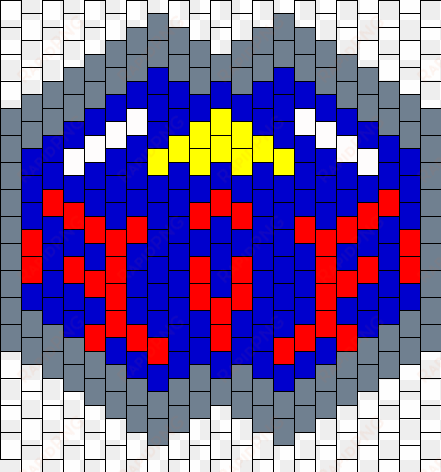 hylian shield mask bead pattern - kirby kandi mask