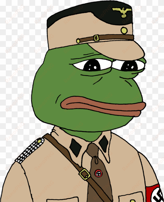 hyperborean pepe - sad nazi pepe