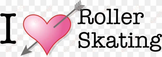 i <3 roller skating - love roller skating png