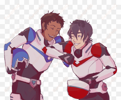 i am looking forward to seeing these two develop together - klance with no background