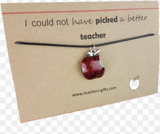 'i could not have picked a better teacher' enamel bitten - teacher