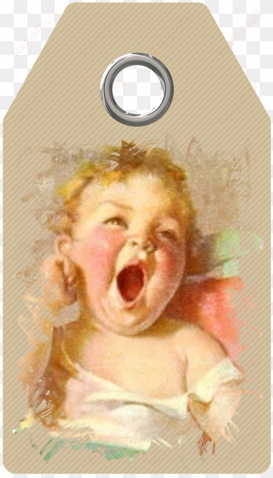 i created some cute new tags which has transparent - 1940s paintings children