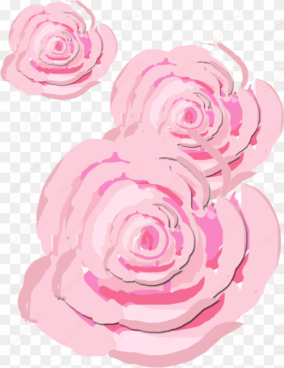 i cut out the flowers, and using the flower shape as - shabby chic flower png