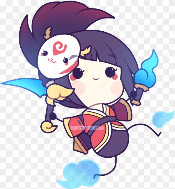 i drew chibi blood moon akali to celebrate tonight's - akali blood moon rework