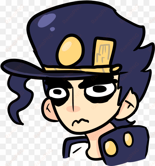 i drew this jotaro a while ago, i thought i'd post - cartoon