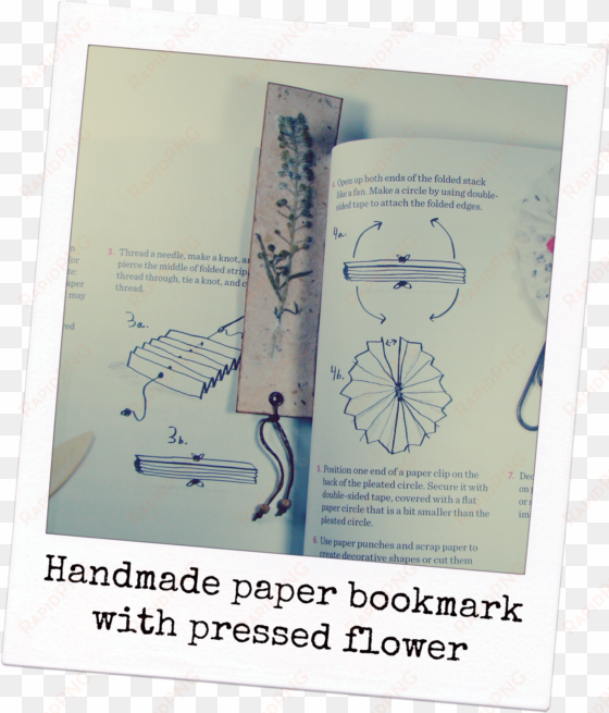 i had made this simple bookmark out of my mulberry - bookmark