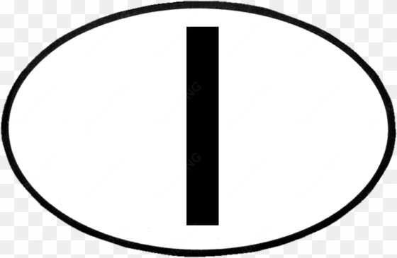 i international vehicle registration oval - thumbnail