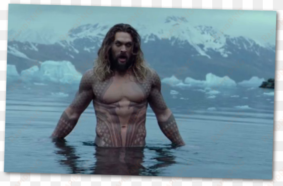 i know i've been part of it, making fun of aquaman - jason momoa walking out of water