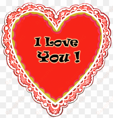 i love you message for valentines day - clip art