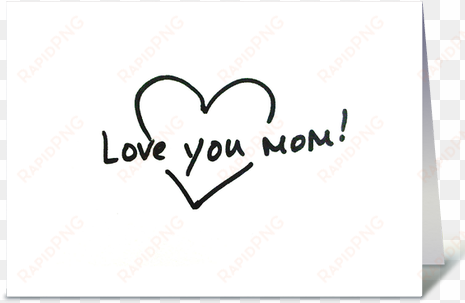 i love you mom png background image - mom greeting card
