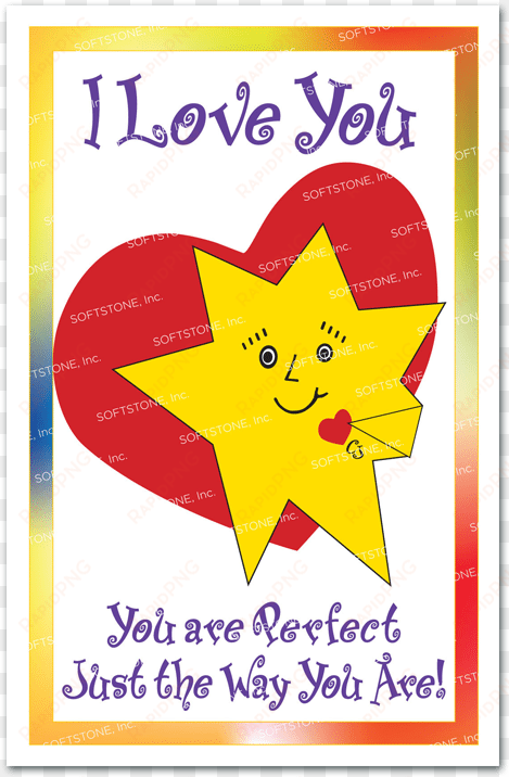 I Love You, You Are Perfect Just The Way You Are - Set Of 8 Theme Posters From The Voices Of Cj Program transparent png image