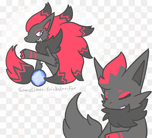 “i mean evolving into a zoroark is pretty nice, getting - cartoon