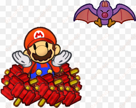 i remade mario's shrug pose in the old art style - paper mario shrug