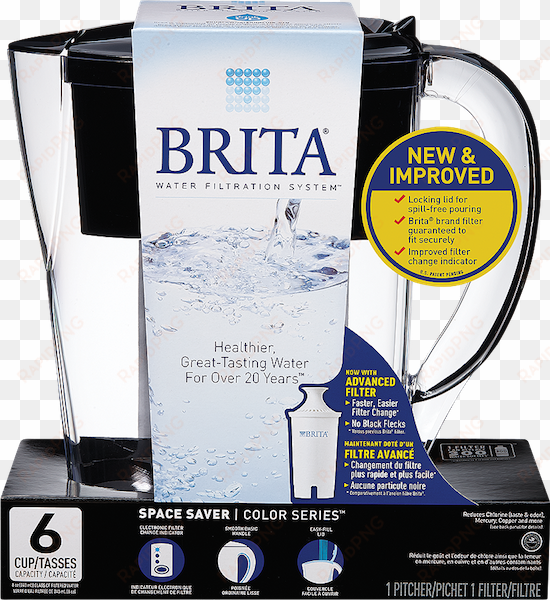 i was shopping in target the other day when these brita - brita - space saver pitcher water filtration system