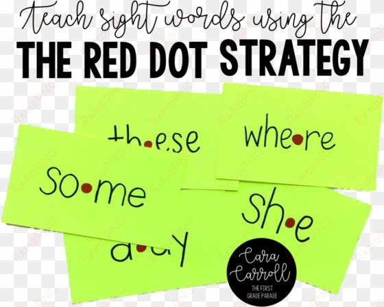I Wrote Out Each Of Our Sight Words On An Index Card - First Grade transparent png image