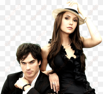 ian somerhalder et nina dobrev fond d'écran with a - vampire diaries season 8 hd