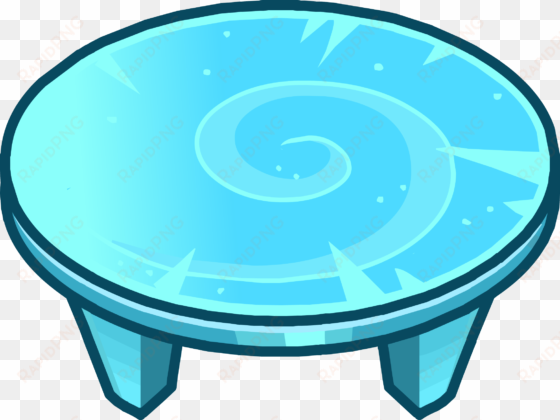ice coffee table icon - club penguin mesas