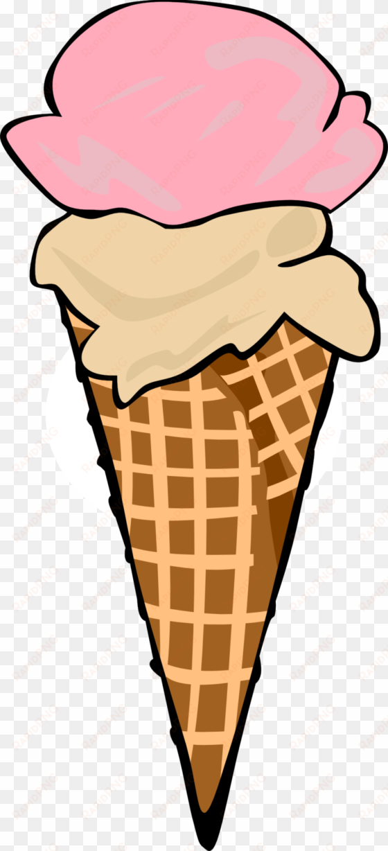 ice cream sundae clipart - waffle cone clip art