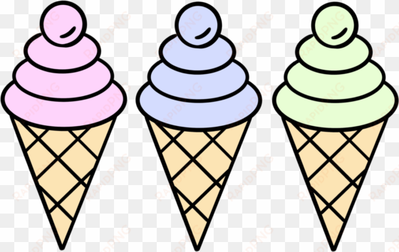 ice cream trio available on my redbubble - drawing