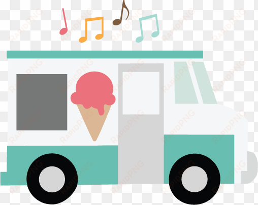 ice cream truck svg file for scrapbooking cardmaking - ice cream truck clip art free