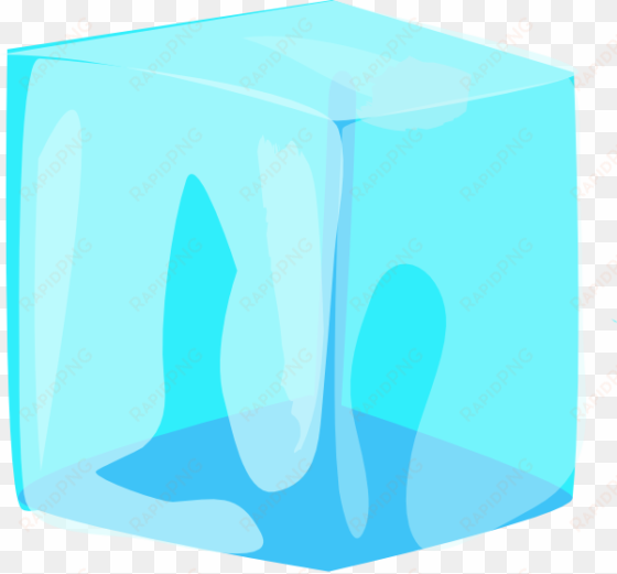 ice, cube, blue, water, block, frozen - ice cube clip art