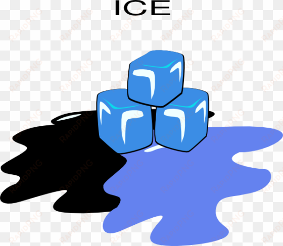 ice cube library - ice cube clipart blue