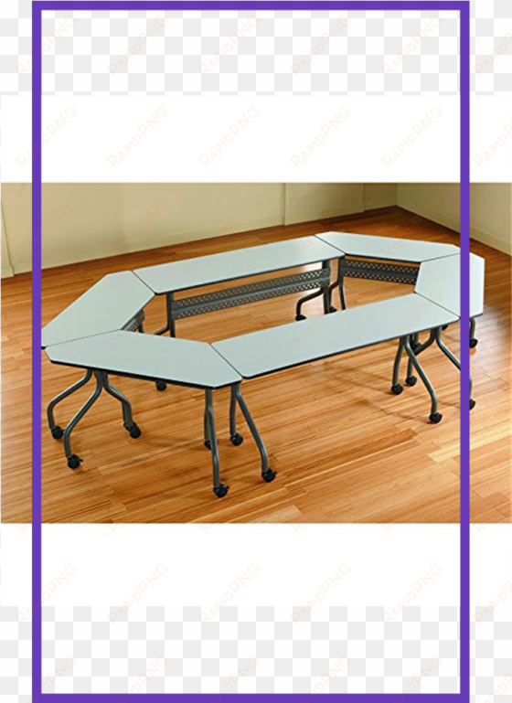 iceberg ice68057 officeworks mobile training table - iceberg officeworks 68057 mobile training table - rectangle