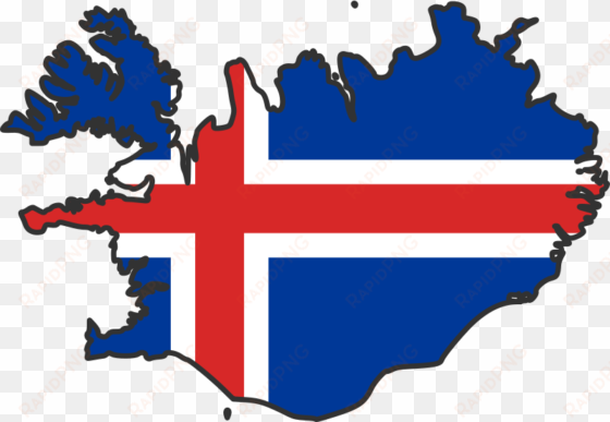 icelandic 101 on 101languages - iceland flag country shape