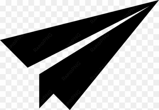 icon - paper airplane icon vector