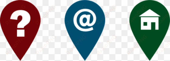 icon question mark and email sign and home icon vector - question mark location png