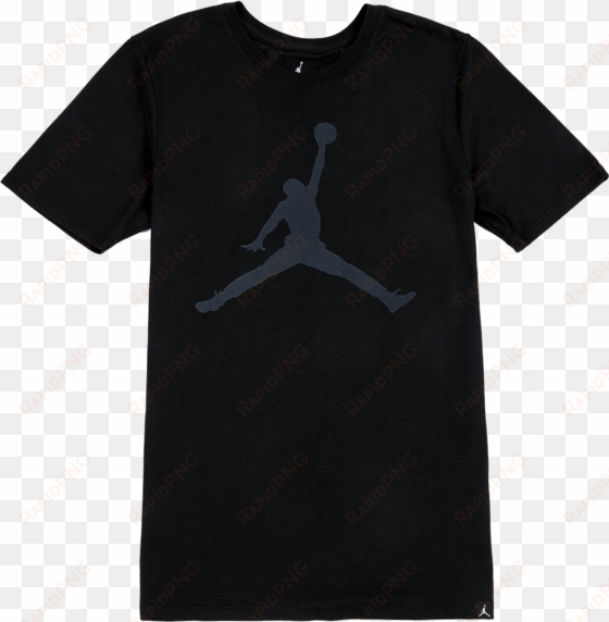 iconic jumpman logo tee - black american apparel t shirt