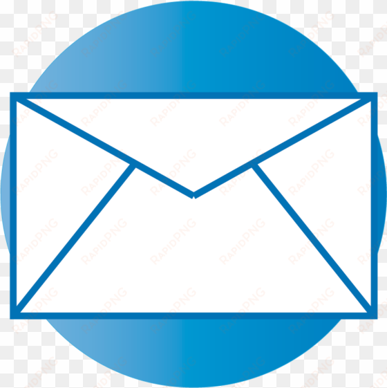 icono-mail - icono de mensaje azul png