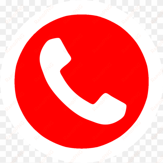 icono telefono rojo png - whatsapp logo red png