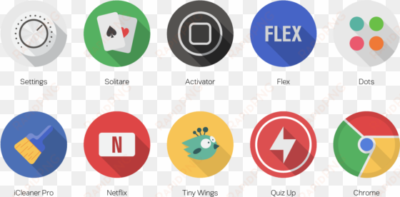 icons made to supplement or replace specific app icons - circle