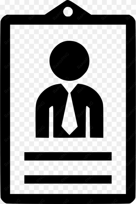id card employee man comments - employee card icon png