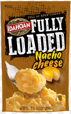 idahoan® fully loaded™ nacho cheese mashed potatoes - idahoan fully loaded mashed potatoes, peppered bacon