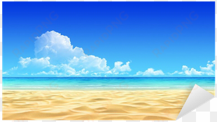 idyllic tropical sand beach background - beach view