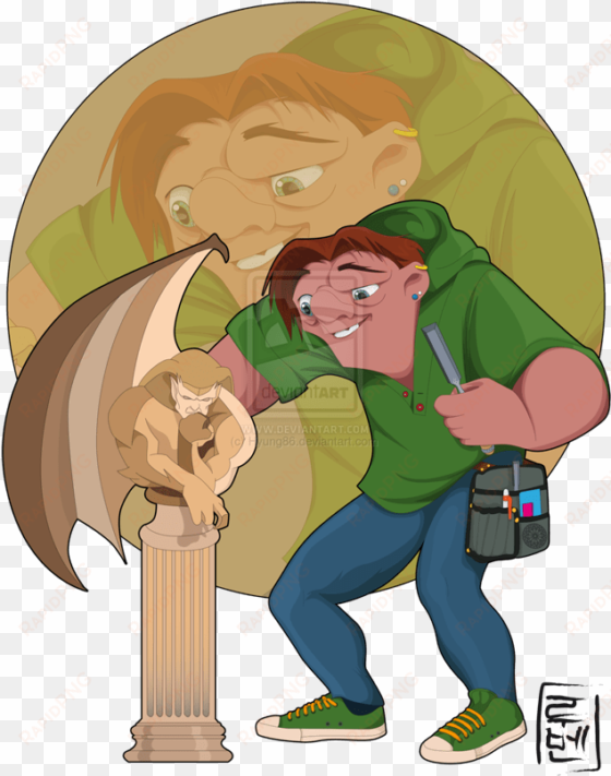 if disney characters were college students - hunchback of notre dame college