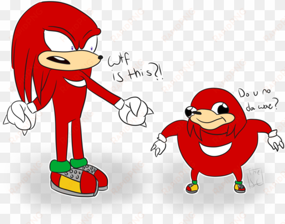 if knuckles meets with ugandan knuckles - ugandan knuckles meets knuckles