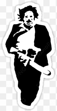 if not, sorry sticker,375x360 - texas chainsaw massacre stencil