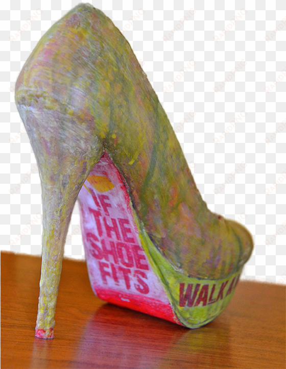 If The Shoe Fits 6in Mixed Media - Basic Pump transparent png image