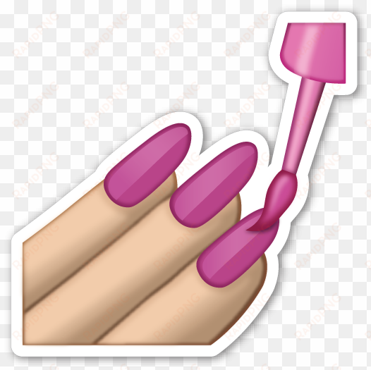 if you are looking for the emoji sticker pack, which - nails emoji transparent background