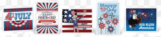 ignite summer sales with these eye-catching, patriotic - greeting card