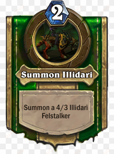 illidan, the betrayer custom hearthstone card - necromancer hearthstone