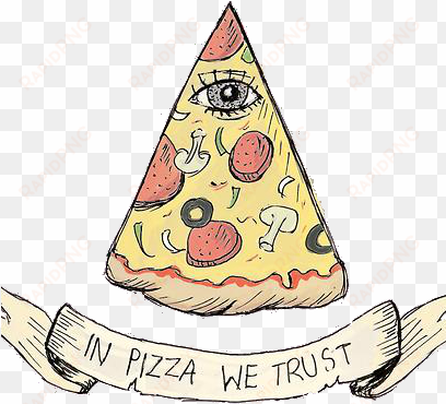 illuminati pizza - transparent tumblr pizza