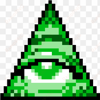 illuminati x3 - pixel art illuminati