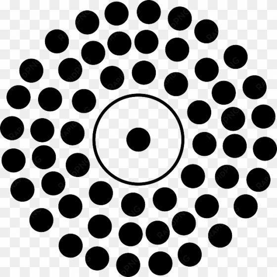 illusions eye, black, non, dots, directional, beacon, - circle with dots inside