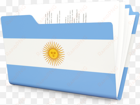 illustration of flag of argentina - croatia folder icon